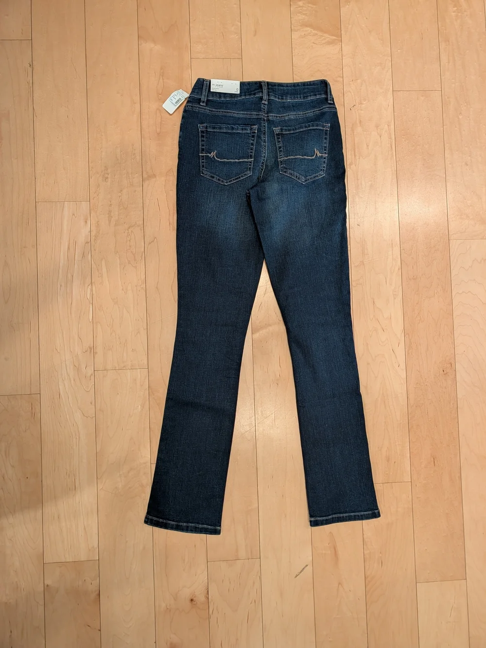 New With Tags Maurice's Dark Blue Women's Slim Bootcut Jeans Size 0 Long